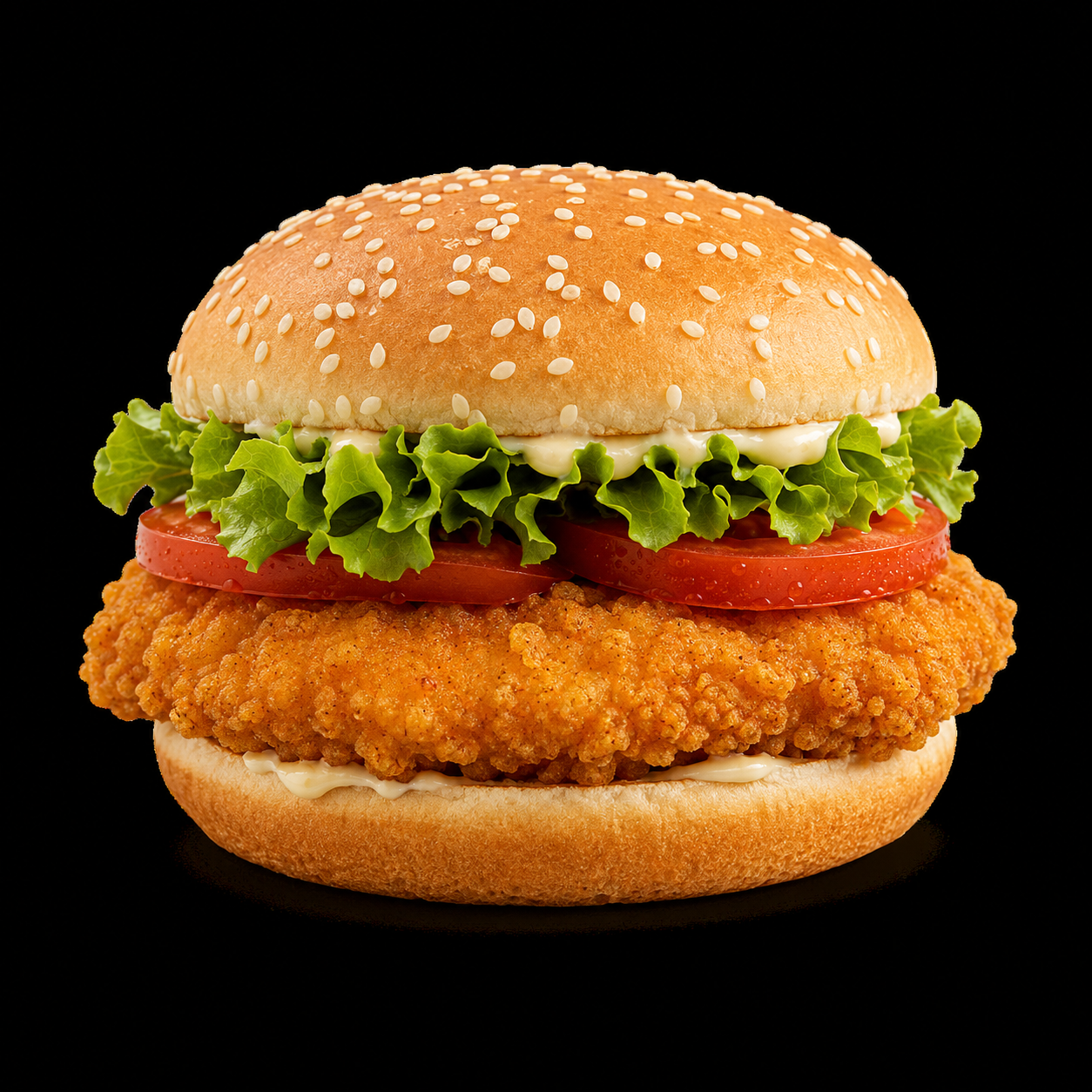 Crispy chicken burger Crispy chicken burger