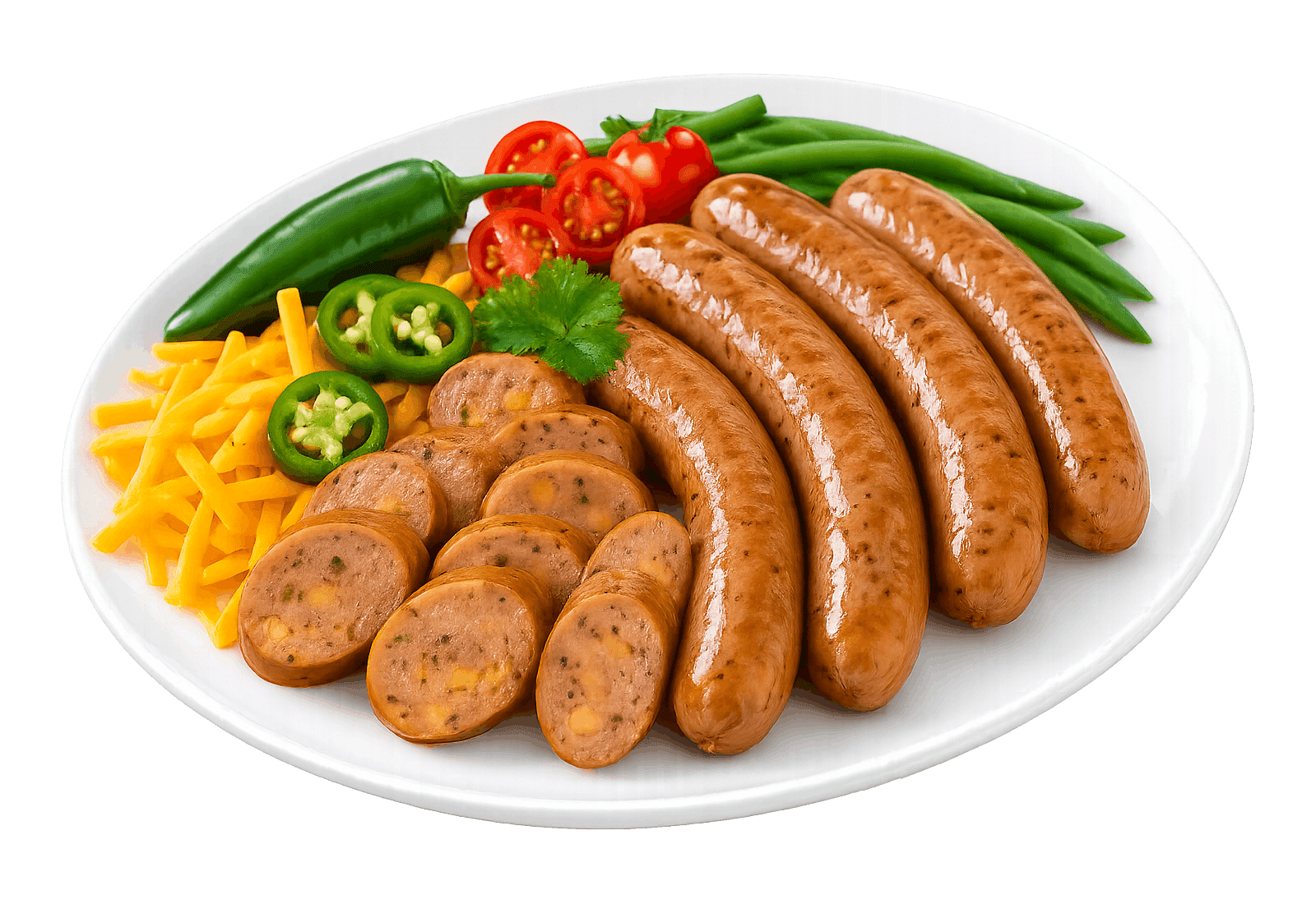 Jalapeno Cheddar Sausage serving photo