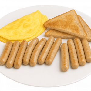 Chicken Breakfast Sausages serving photo
