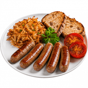 Beef Breakfast Link, 16 Lb serving photo