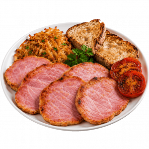 Peameal Bacon Whole, 8-11 Kg Avg, 3 Pc Cs serving photo