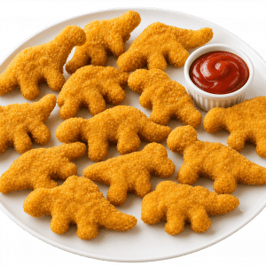 Chicken Dino Nuggets serving photo