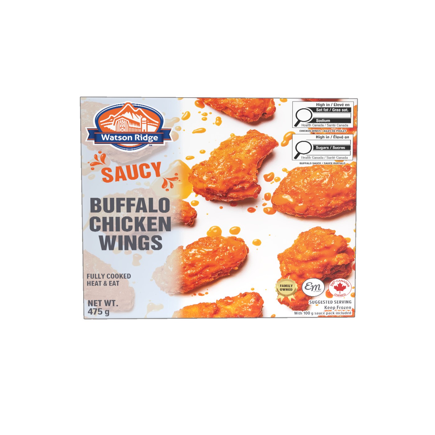 Buffalo chicken wings box Watson Ridge Buffalo chicken wings box