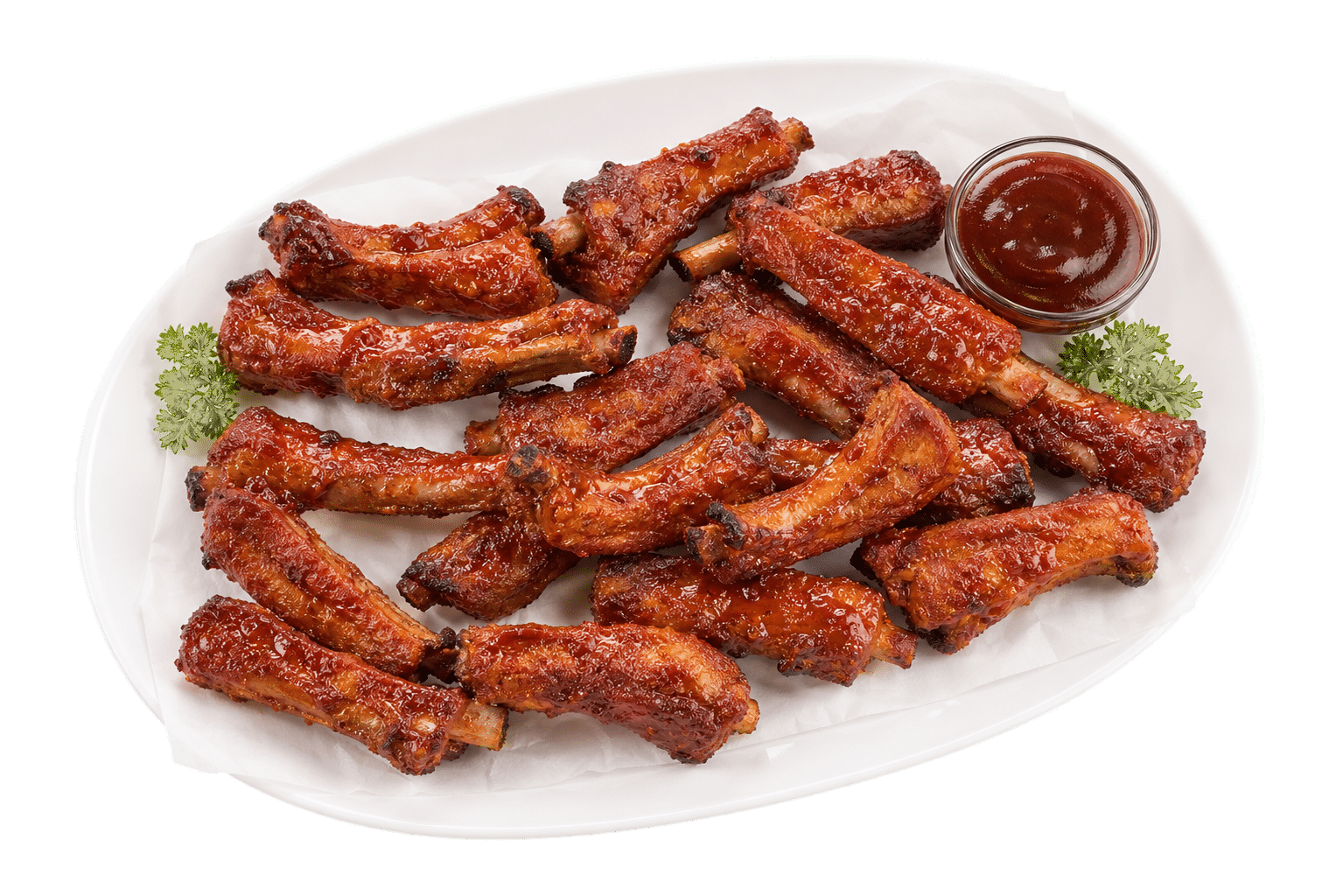 Party Ribs BBQ Flavoured Pork Ribs serving photo