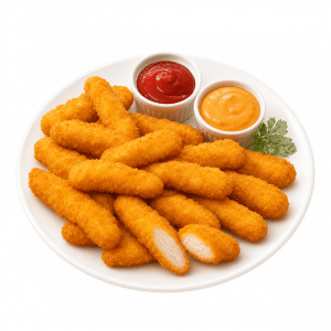 TA'AAM Halal Chicken Fries serving