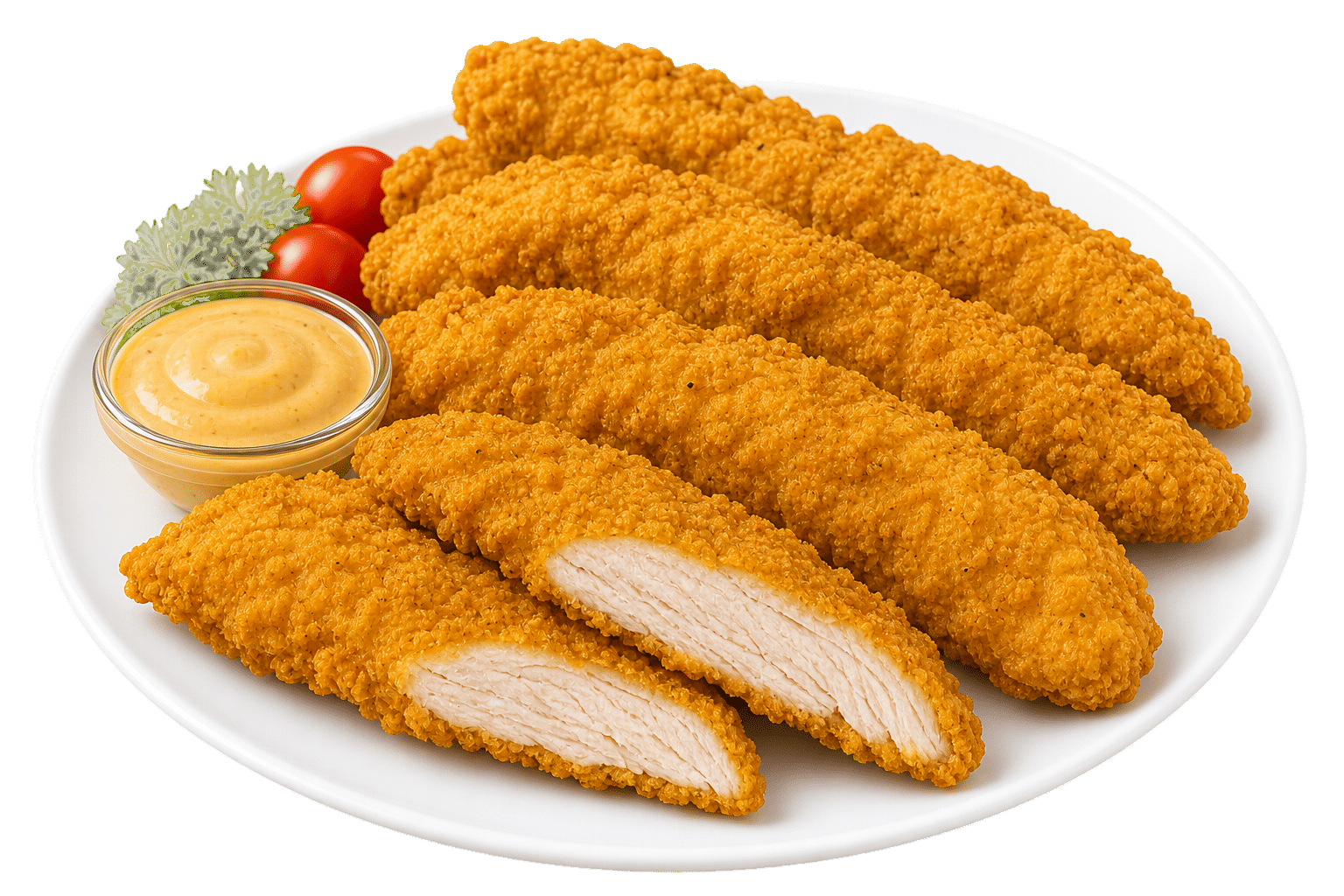 Jumbo Chicken Breast Tenders serving photo Jumbo Chicken Breast Tenders serving photo